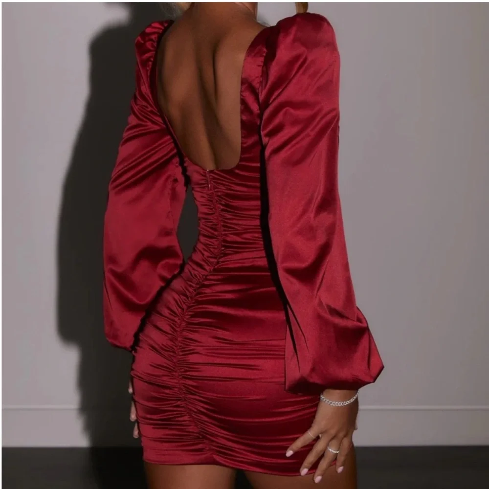 Oh Polly Mini Red Dress - Picture 3 of 8